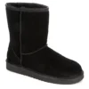 Koolaburra By Ugg Womens Koola Short Fur Boot - Black