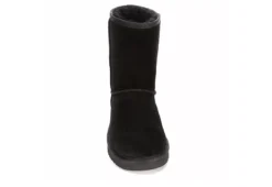 Koolaburra By Ugg Womens Koola Short Fur Boot - Black -Best Shoes Specialty Store US 01 122352 02