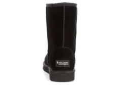 Koolaburra By Ugg Womens Koola Short Fur Boot - Black -Best Shoes Specialty Store US 01 122352 04