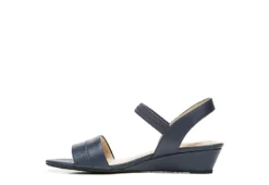 Lifestride Womens Yuma Wedge Sandal - Navy -Best Shoes Specialty Store US 01 201297 03