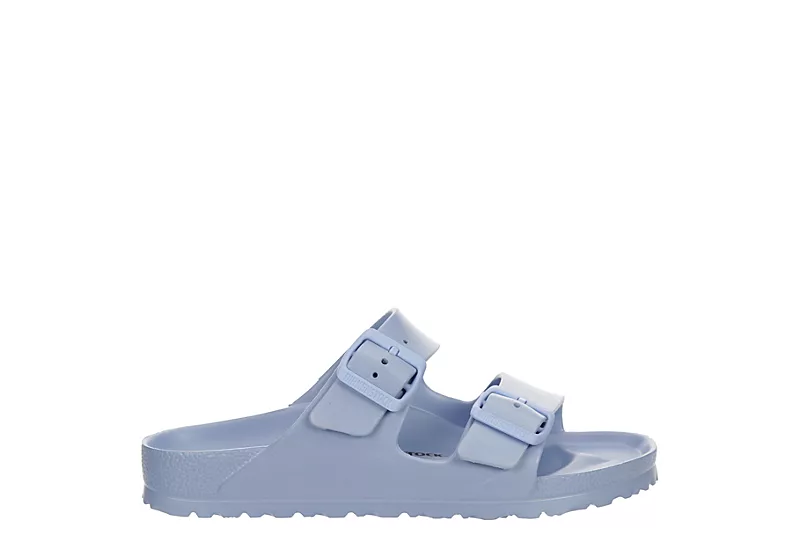 Birkenstock Womens Arizona Essentials Slide Sandal - Pale Blue 2 Birkenstock Womens Arizona Essentials Slide Sandal - Pale Blue - Image 2