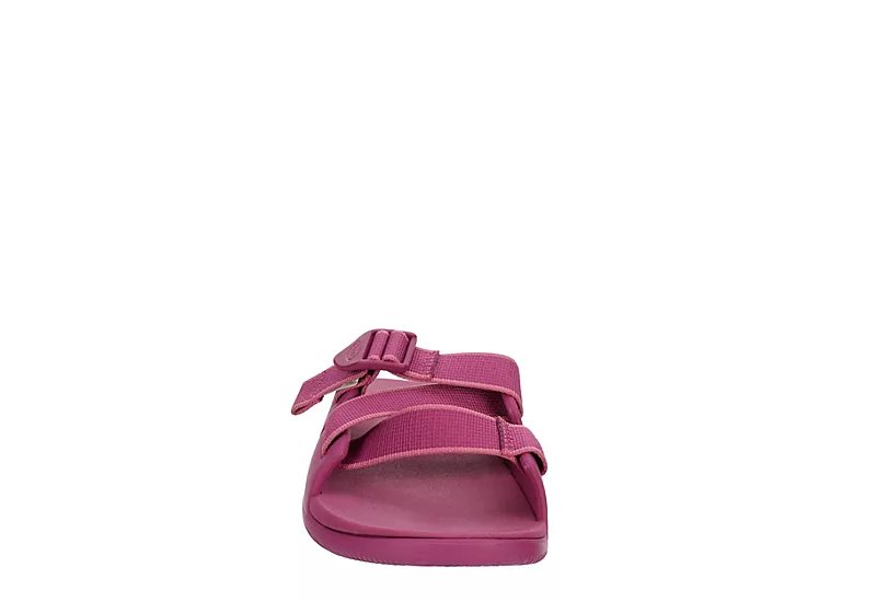 Chaco Womens Chillos Slide Sandal - Fuschia 3 Chaco Womens Chillos Slide Sandal - Fuschia - Image 3