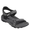 Skechers Womens Arch Fit Reggae Outdoor Sandal - Black
