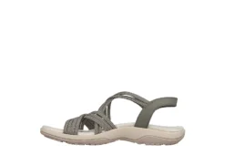 Skechers Womens Reggae Slim Takes Two Womens Sandal - Olive -Best Shoes Specialty Store US 01 202405 02