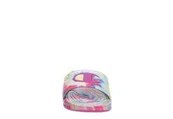 Champion Womens Mega Slide Tie Dye Slide Sandal - Pink 9 Champion Womens Mega Slide Tie Dye Slide Sandal - Pink -Best Shoes Specialty Store US 01 202432 02