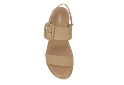 Michael By Michael Shannon Womens Kira Platform Sandal - Beige -Best Shoes Specialty Store US 01 202470 05