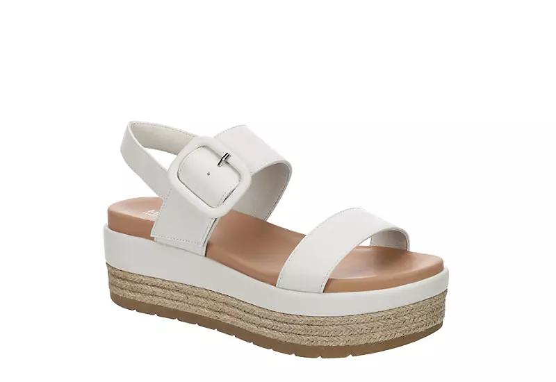 Michael By Michael Shannon Womens Kira Platform Sandal - Ivory 1 Michael By Michael Shannon Womens Kira Platform Sandal - Ivory