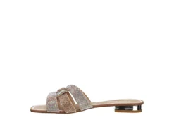 Michael By Michael Shannon Womens Skylar Slide Sandal - Med Metallic -Best Shoes Specialty Store US 01 202475 03