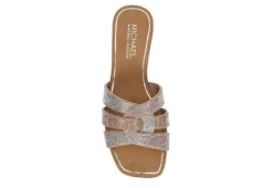 Michael By Michael Shannon Womens Skylar Slide Sandal - Med Metallic -Best Shoes Specialty Store US 01 202475 05