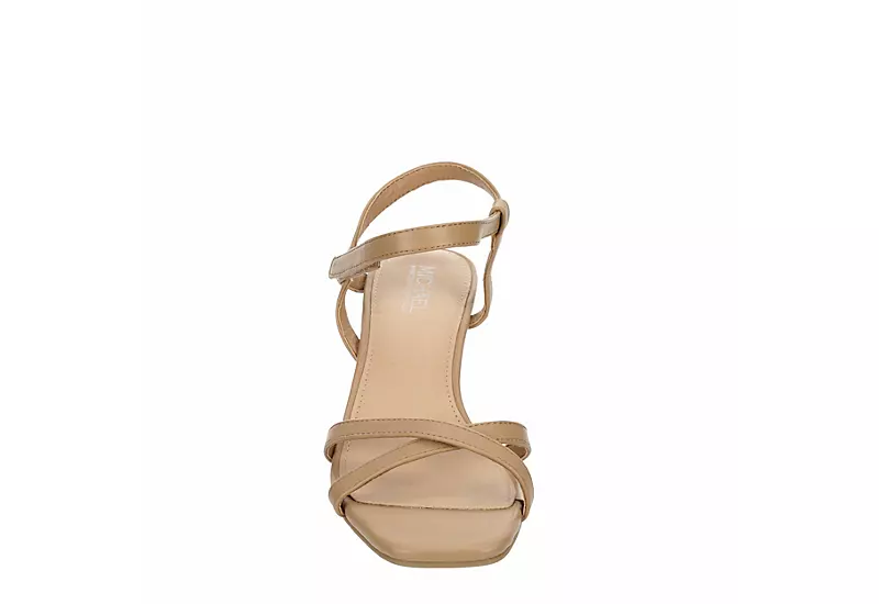 Michael By Michael Shannon Womens Lulu Wedge Sandal - Beige 3 Michael By Michael Shannon Womens Lulu Wedge Sandal - Beige - Image 3