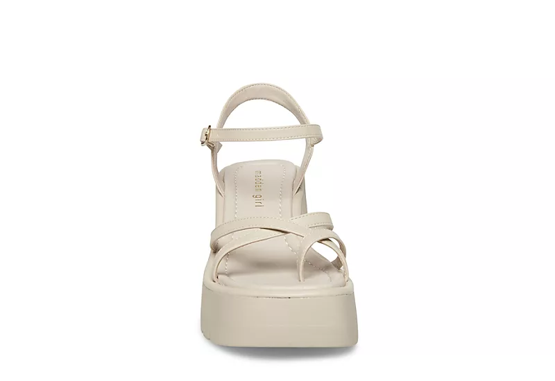 Madden Girl Womens Vaultt Wedge Sandal - Taupe 3 Madden Girl Womens Vaultt Wedge Sandal - Taupe - Image 3