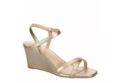 Maripe Womens Lexie Wedge Sandal - Gold