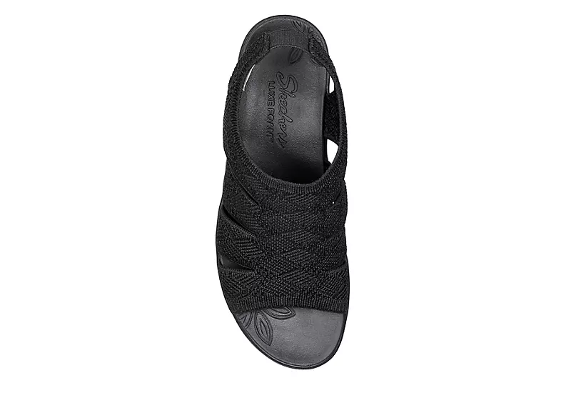 Skechers Womens Pier Lite-memory Maker Sandal - Black 6 Skechers Womens Pier Lite-memory Maker Sandal - Black - Image 6