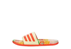 Adidas Womens Adilette Comfort Slide Sandal - Pale Yellow -Best Shoes Specialty Store US 01 203098 03