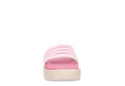 Adidas Womens Adilette Platform Slide Sandal - Pink 9 Adidas Womens Adilette Platform Slide Sandal - Pink -Best Shoes Specialty Store US 01 203101 02