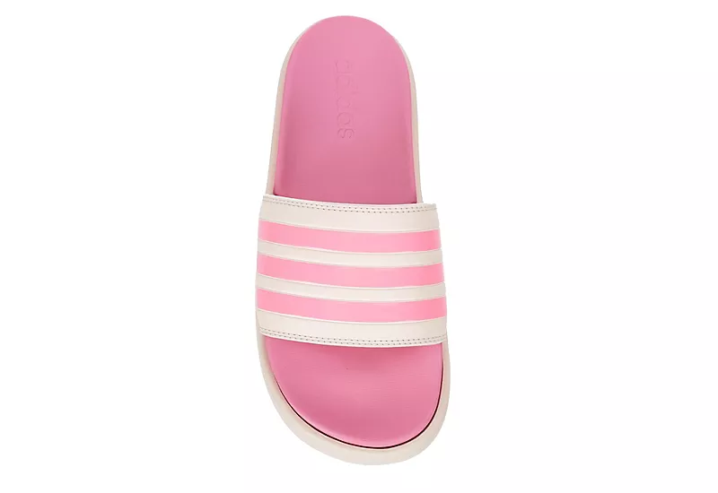 Adidas Womens Adilette Platform Slide Sandal - Pink 6 Adidas Womens Adilette Platform Slide Sandal - Pink - Image 6