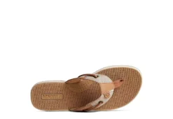 Sperry Womens Seafish Chambray Stripes Flip Flop Sandal - Tan 11 Sperry Womens Seafish Chambray Stripes Flip Flop Sandal - Tan -Best Shoes Specialty Store US 01 203195 04