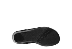 Skechers Womens Rumble On - Camp Glam Wedge Sandal - Black -Best Shoes Specialty Store US 01 203242 04
