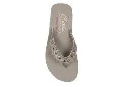 Skechers Womens Happy Spring Flip Flop Sandal - Taupe 10 Skechers Womens Happy Spring Flip Flop Sandal - Taupe -Best Shoes Specialty Store US 01 203257 03