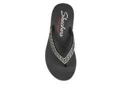 Skechers Womens Lotus Bae Flip Flop Sandal - Black 10 Skechers Womens Lotus Bae Flip Flop Sandal - Black -Best Shoes Specialty Store US 01 203260 03