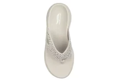 Skechers Womens Dazzle- Arch Fit Flip Flop Sandal - Natural 10 Skechers Womens Dazzle- Arch Fit Flip Flop Sandal - Natural -Best Shoes Specialty Store US 01 203277 03