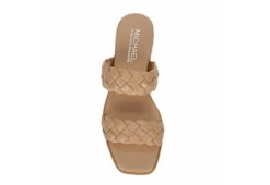 Michael By Michael Shannon Womens Patrice Wedge Sandal - Beige -Best Shoes Specialty Store US 01 203299 05
