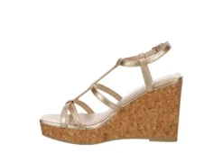 Michael By Michael Shannon Womens Natalia Wedge Sandal - Gold 10 Michael By Michael Shannon Womens Natalia Wedge Sandal - Gold -Best Shoes Specialty Store US 01 203300 03