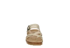 Bjorndal Womens Sami Footbed Sandal - Gold 9 Bjorndal Womens Sami Footbed Sandal - Gold -Best Shoes Specialty Store US 01 203313 02