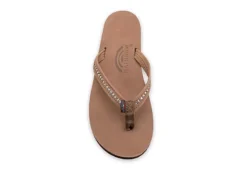Rainbow Sandals Womens Crystal Collection Flip Flop Sandal - Brown -Best Shoes Specialty Store US 01 203323 05