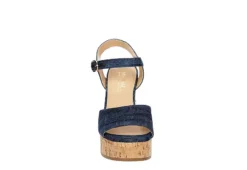 Michael By Michael Shannon Womens Maria Wedge Sandal - Denim 9 Michael By Michael Shannon Womens Maria Wedge Sandal - Denim -Best Shoes Specialty Store US 01 203328 02