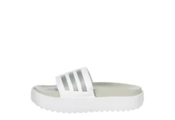 Adidas Womens Adilette Platform Slide Sandal - White 10 Adidas Womens Adilette Platform Slide Sandal - White -Best Shoes Specialty Store US 01 203333 03