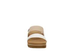 Reef Womens Banded Horizon Hi Slide Sandal - Sand -Best Shoes Specialty Store US 01 203342 02