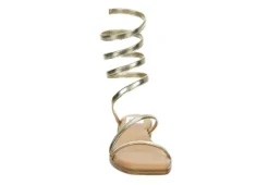 Dv By Dolce Vita Womens Maralin Flat Sandal - Gold -Best Shoes Specialty Store US 01 203350 02