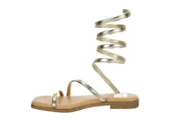 Dv By Dolce Vita Womens Maralin Flat Sandal - Gold -Best Shoes Specialty Store US 01 203350 03