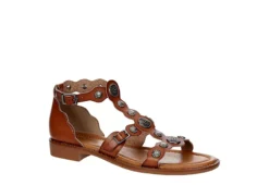Michael By Michael Shannon Womens Kelsey Gladiator Sandal - Cognac