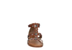 Michael By Michael Shannon Womens Kelsey Gladiator Sandal - Cognac -Best Shoes Specialty Store US 01 203359 02