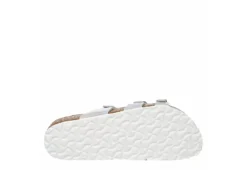 Birkenstock Womens Franca Vegan Footbed Sandal - Silver 13 Birkenstock Womens Franca Vegan Footbed Sandal - Silver -Best Shoes Specialty Store US 01 203366 06