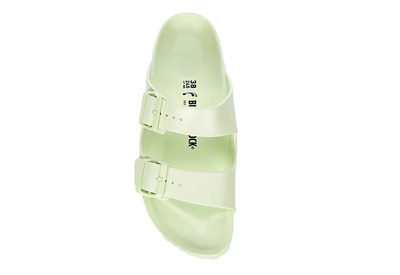 Birkenstock Womens Arizona Essentials Slide Sandal - Lime 6 Birkenstock Womens Arizona Essentials Slide Sandal - Lime - Image 6