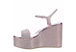 Madden Girl Womens Theo-r Wedge Sandal - Pink -Best Shoes Specialty Store US 01 203387 03