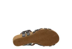 Bjorndal Womens Lily Wedge Sandal - Black -Best Shoes Specialty Store US 01 203399 06