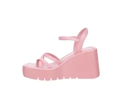 Madden Girl Womens Vaultt Wedge Sandal - Pink -Best Shoes Specialty Store US 01 203411 03