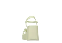 Madden Girl Womens Vaultt Wedge Sandal - Pale Green -Best Shoes Specialty Store US 01 203412 04