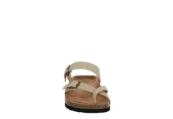 White Mountain Womens Gracie Footbed Sandal - Tan -Best Shoes Specialty Store US 01 203417 02