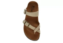 White Mountain Womens Gracie Footbed Sandal - Tan -Best Shoes Specialty Store US 01 203417 05