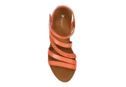 Xappeal Womens Maggy Wedge Sandal - Coral -Best Shoes Specialty Store US 01 203424 05