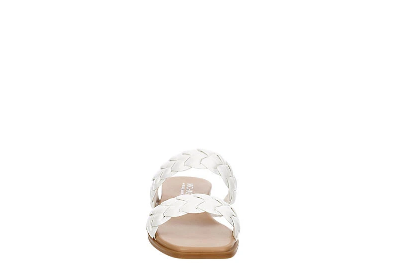 Michael By Michael Shannon Womens Patrice Wedge Sandal - White 3 Michael By Michael Shannon Womens Patrice Wedge Sandal - White - Image 3
