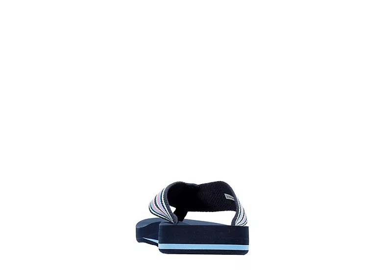 Reef Womens Spring Woven Flip Flop Sandal - Navy 5 Reef Womens Spring Woven Flip Flop Sandal - Navy - Image 5