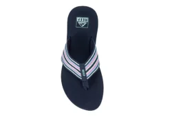Reef Womens Spring Woven Flip Flop Sandal - Navy 12 Reef Womens Spring Woven Flip Flop Sandal - Navy -Best Shoes Specialty Store US 01 203441 05