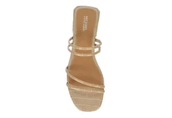 Michael By Michael Shannon Womens Liv Sandal - Tan -Best Shoes Specialty Store US 01 203494 05