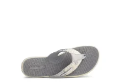 Sperry Womens Parotfish Flip Flop Sandal - Grey -Best Shoes Specialty Store US 01 203531 04